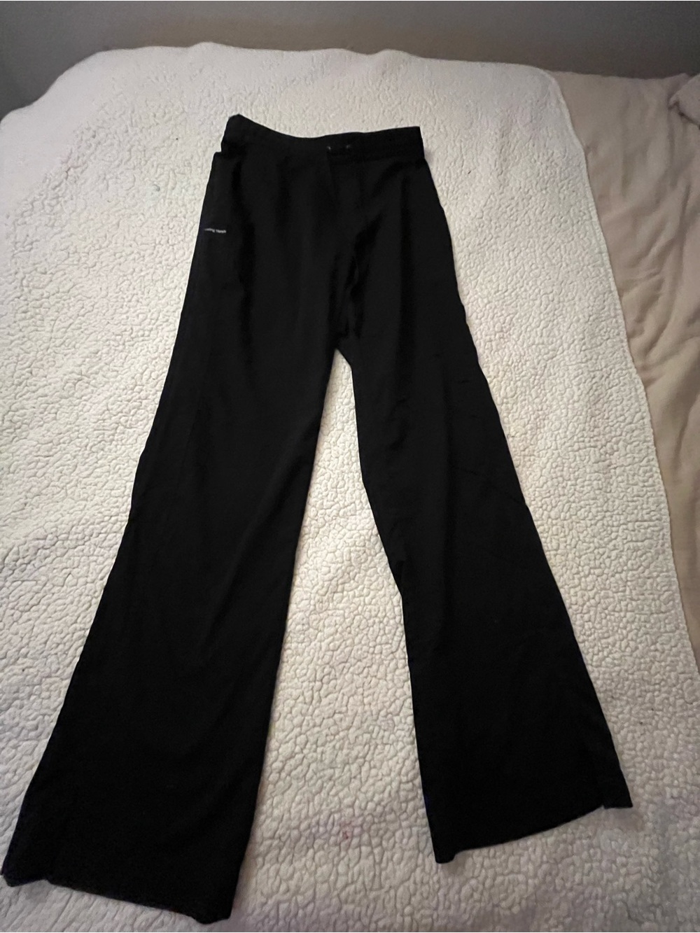 healing hands Black Wide-Leg Women's Pants